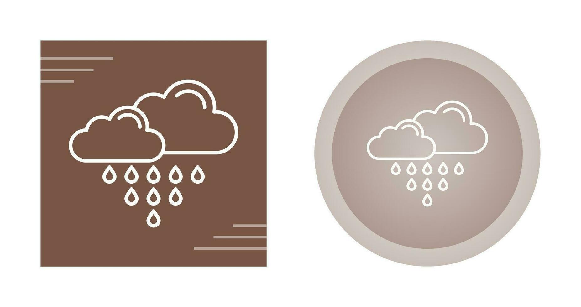 icono de vector de lluvia ácida