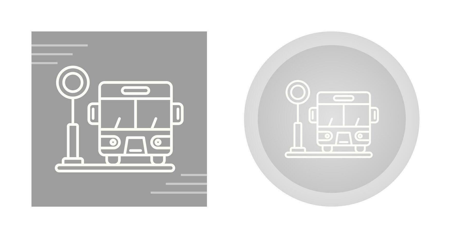 Bus Stop Vector Icon