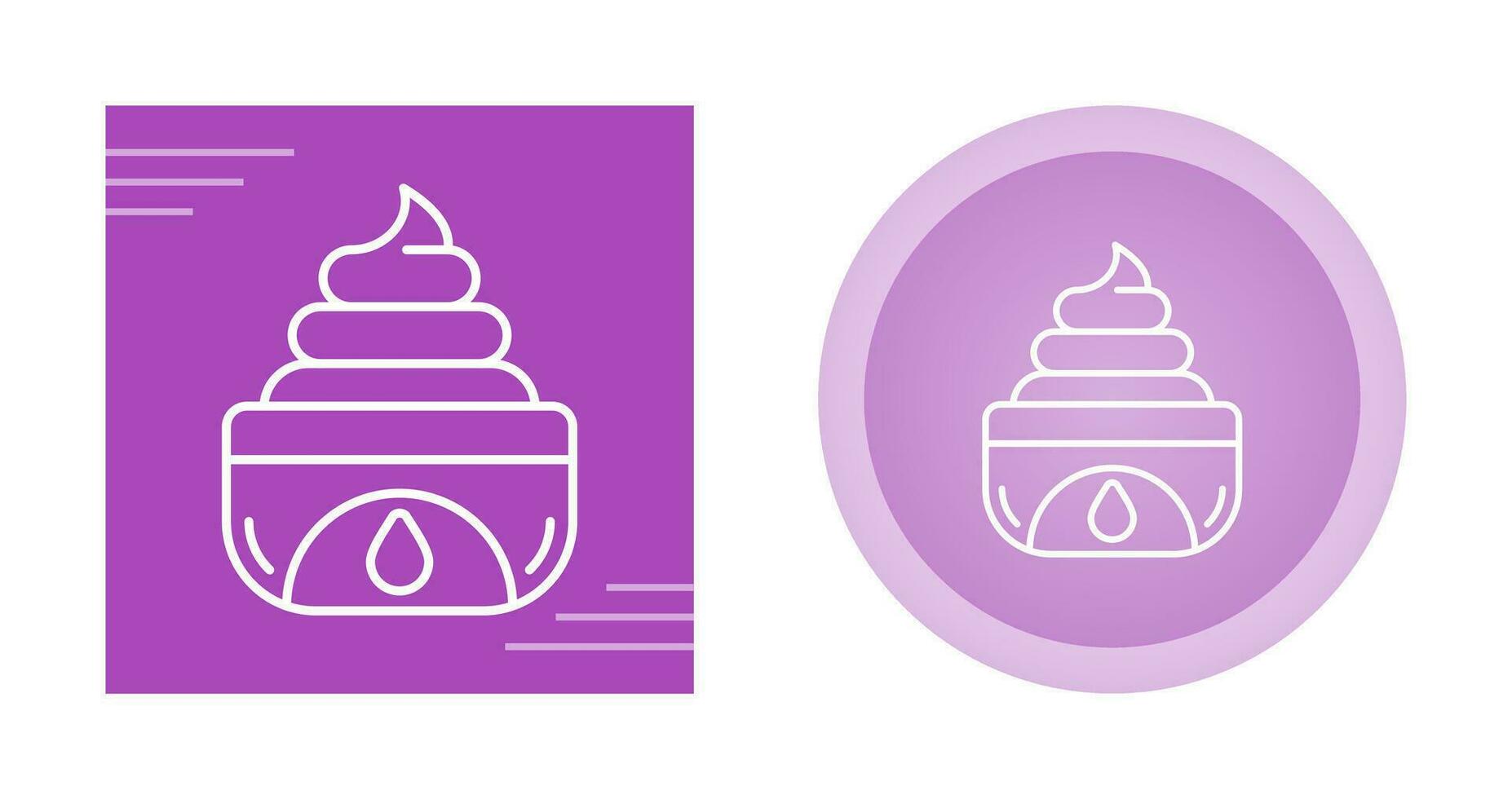 Cream Vector Icon