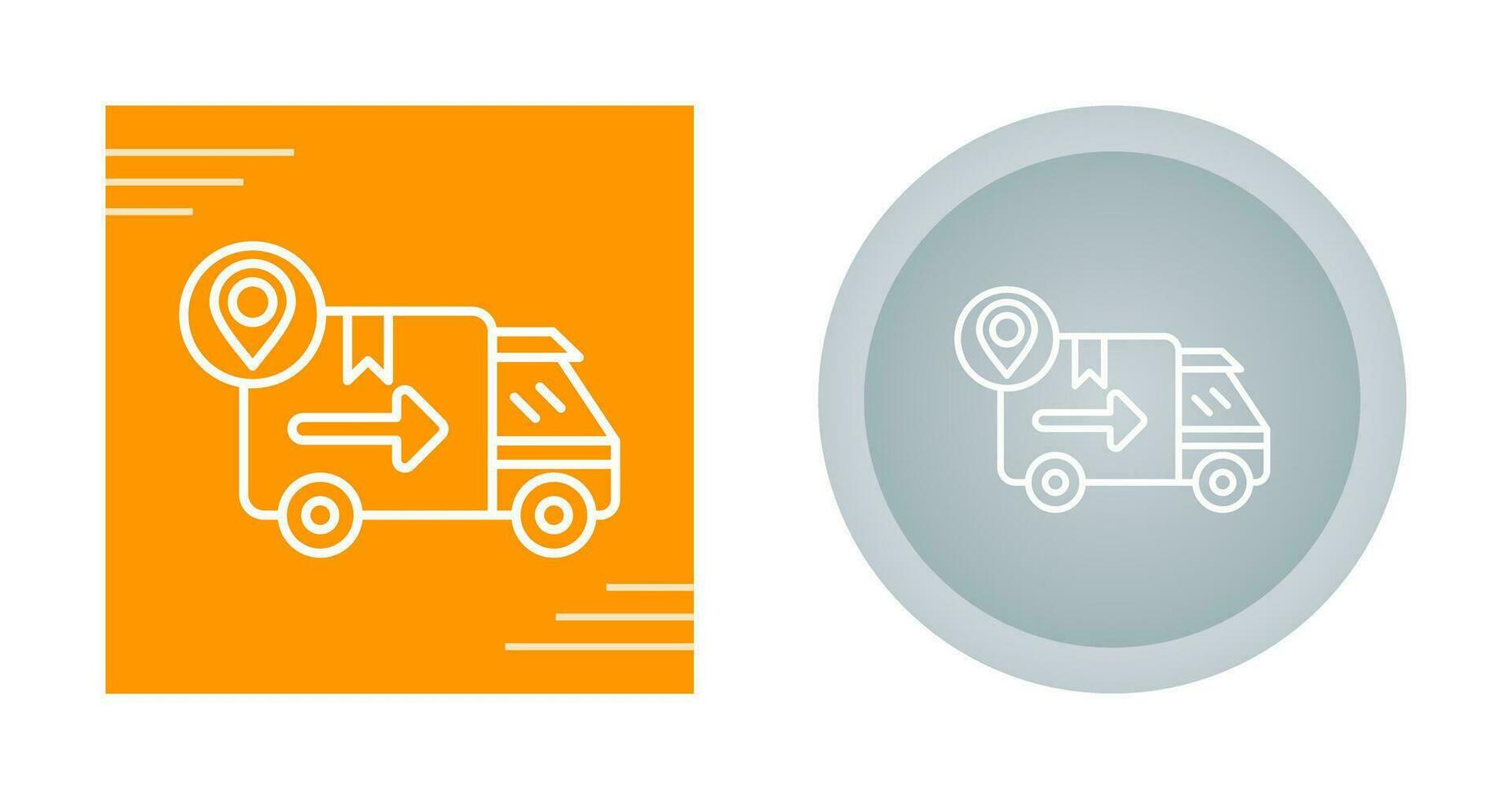 Shipping Van Vector Icon