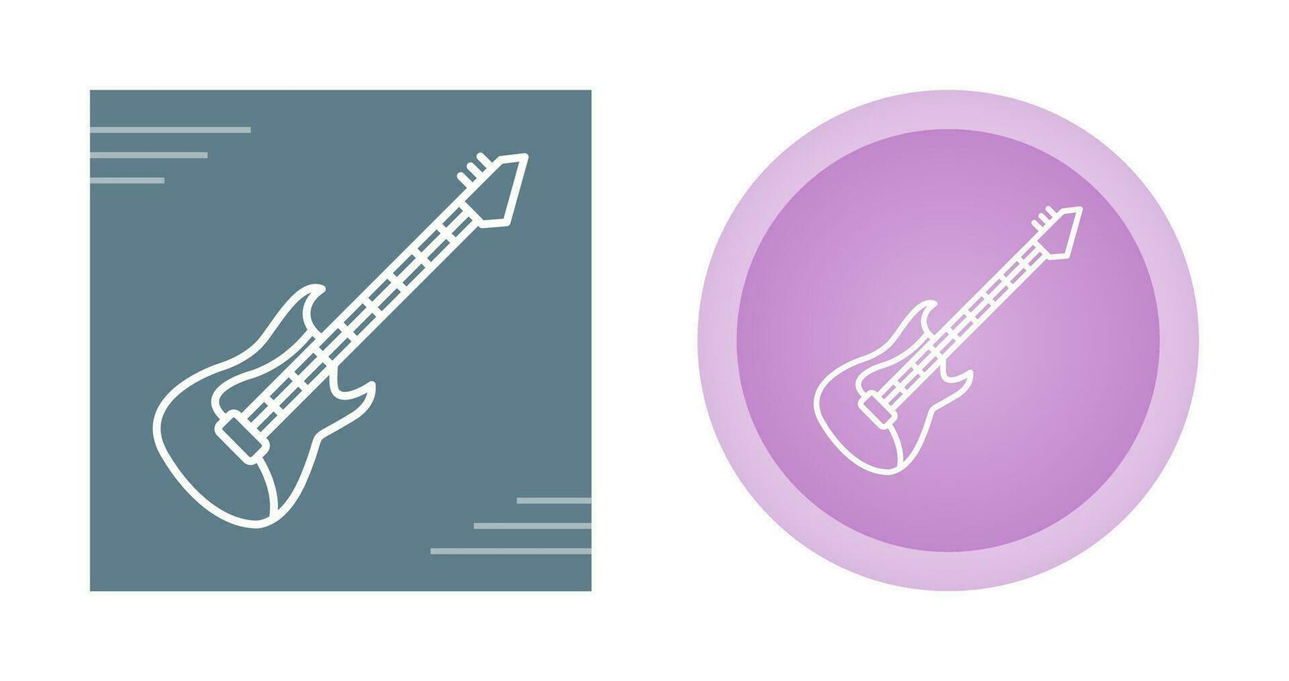 Electric Guitar Vector Icon