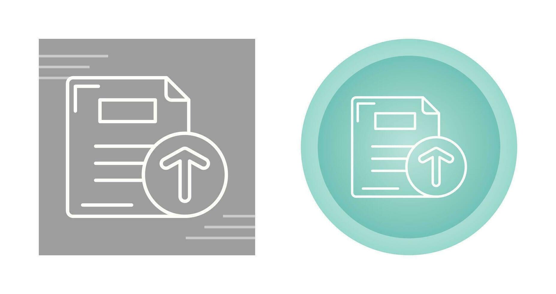 Files Upload Vector Icon
