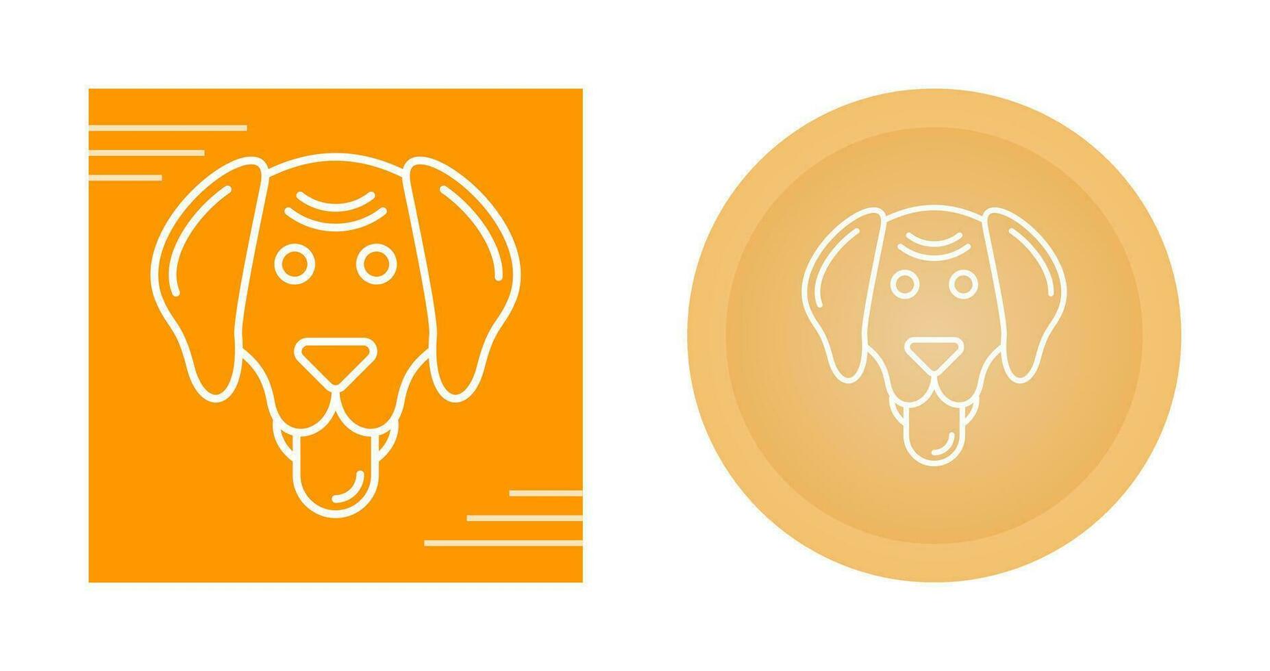 icono de vector de perro