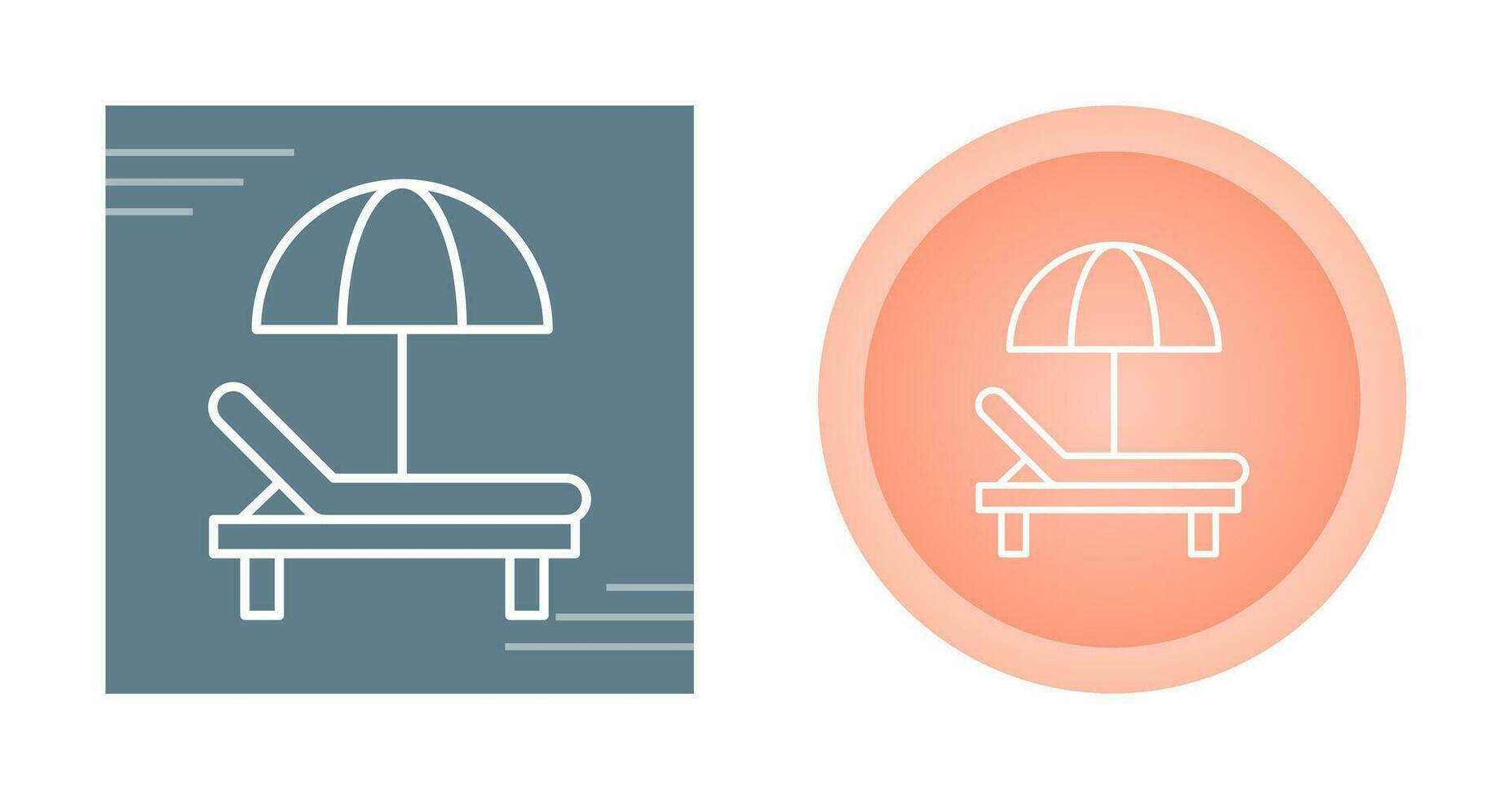 Sunbed Vector Icon