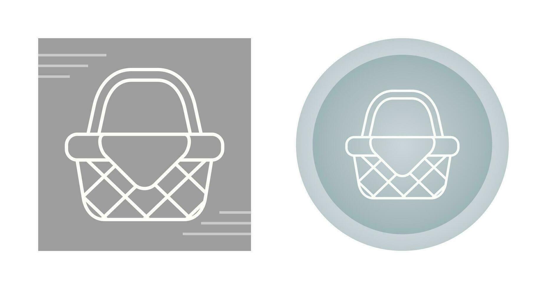 Picnic Basket Vector Icon