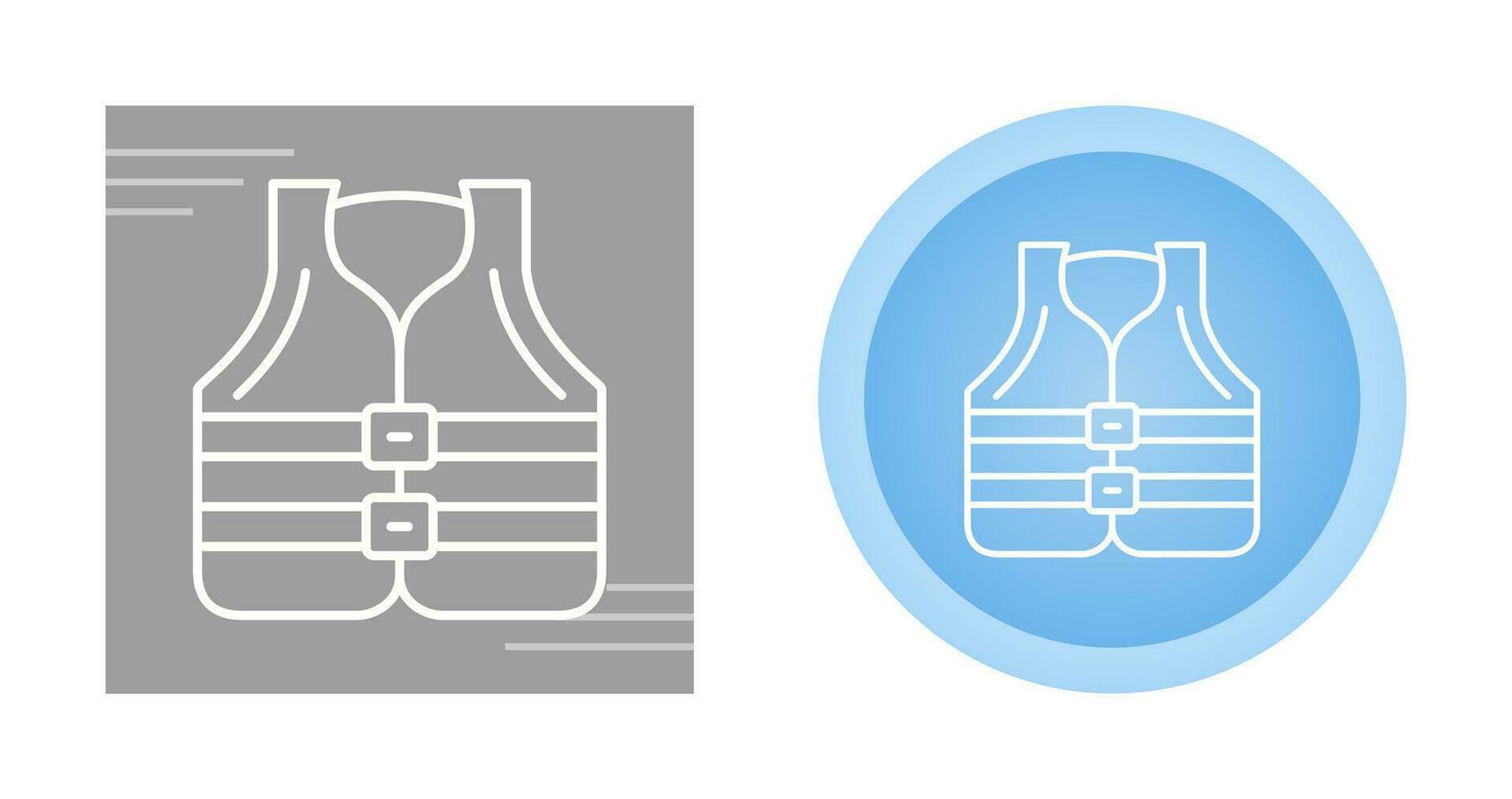 icono de vector de chaleco salvavidas