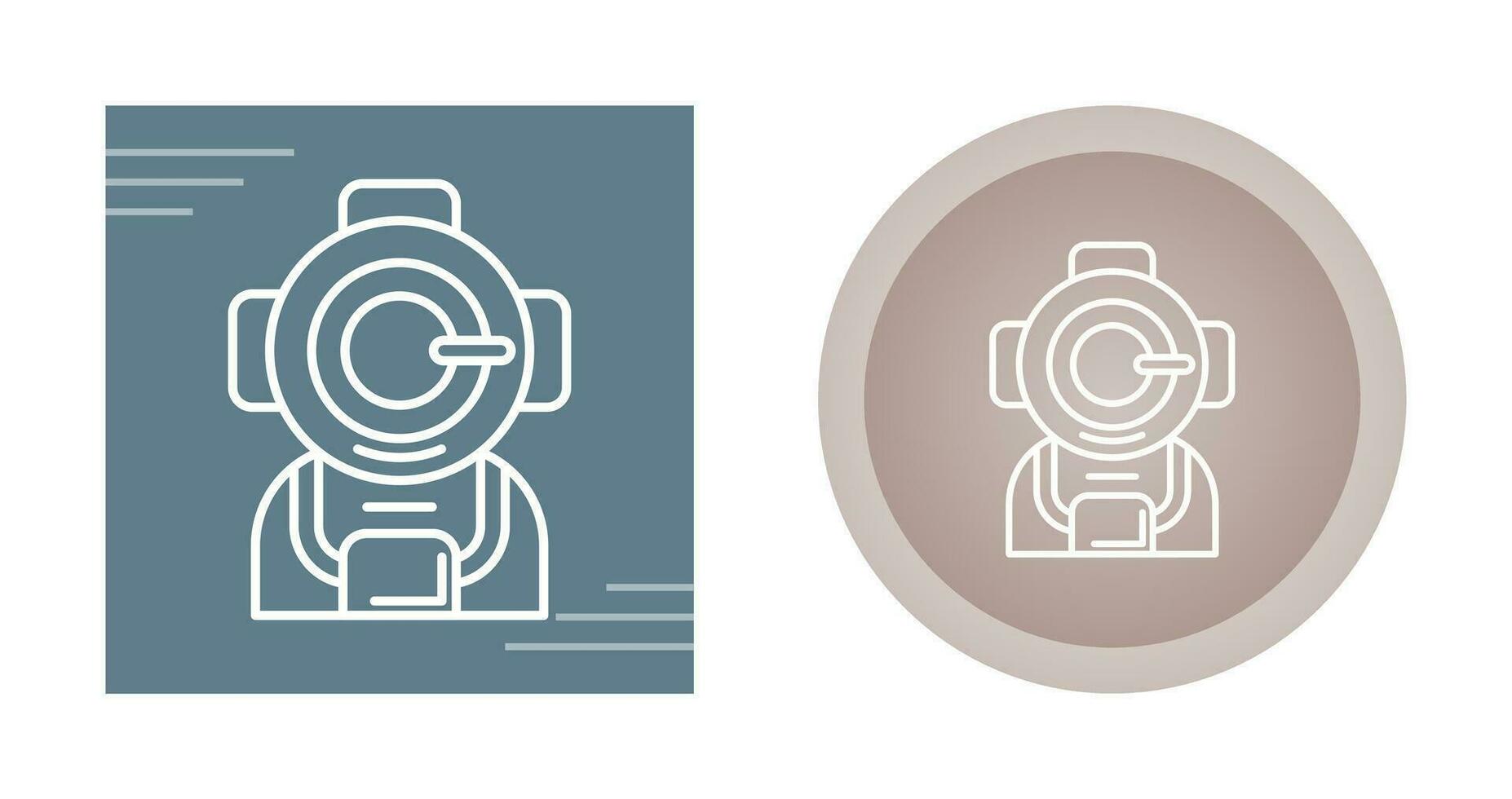 Diving Helmet Vector Icon