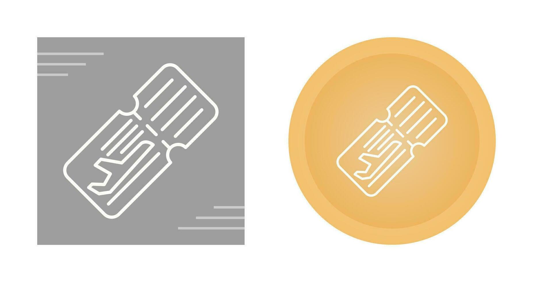 Plane Ticket Vector Icon