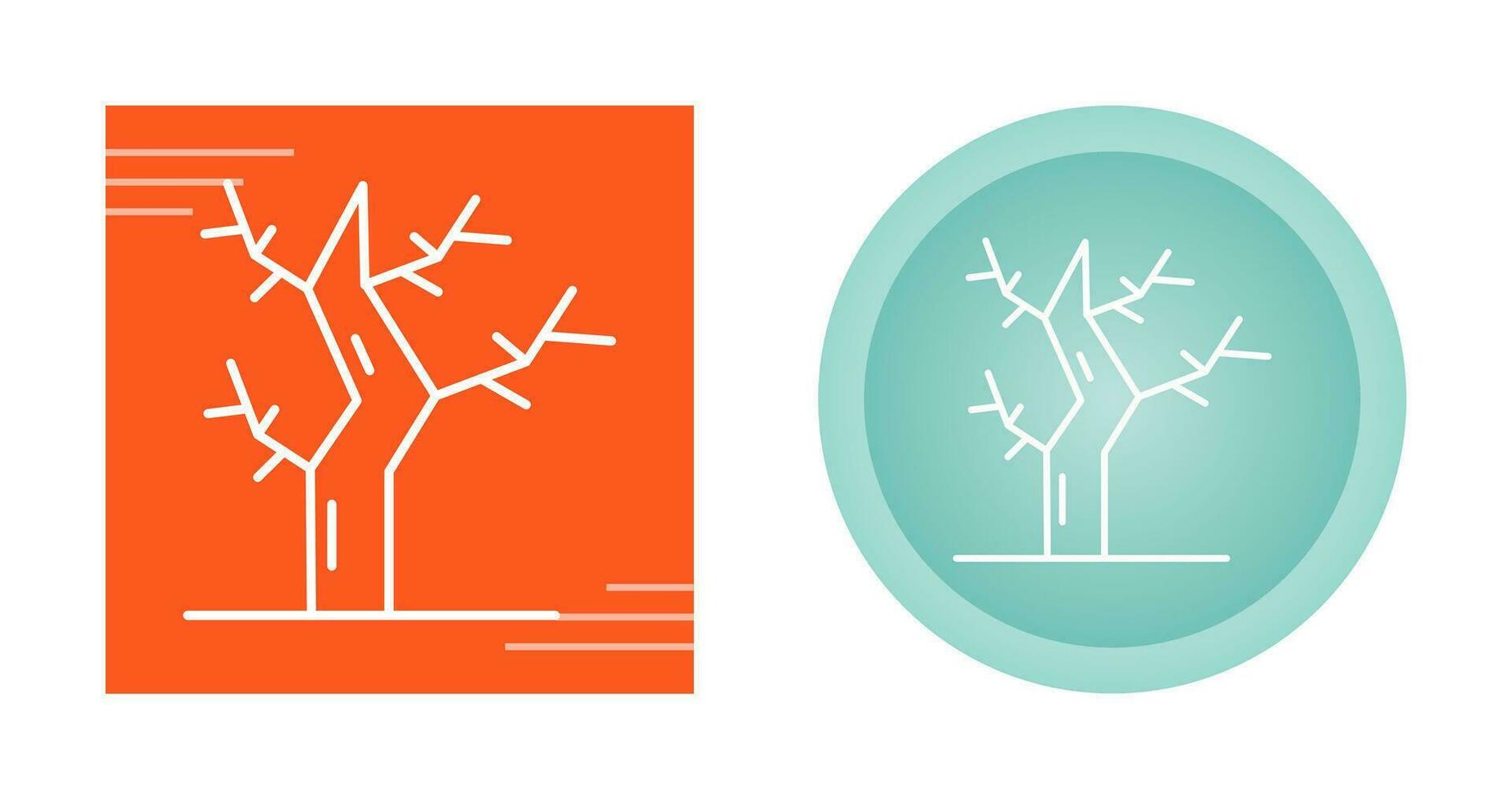 Dry Tree Vector Icon