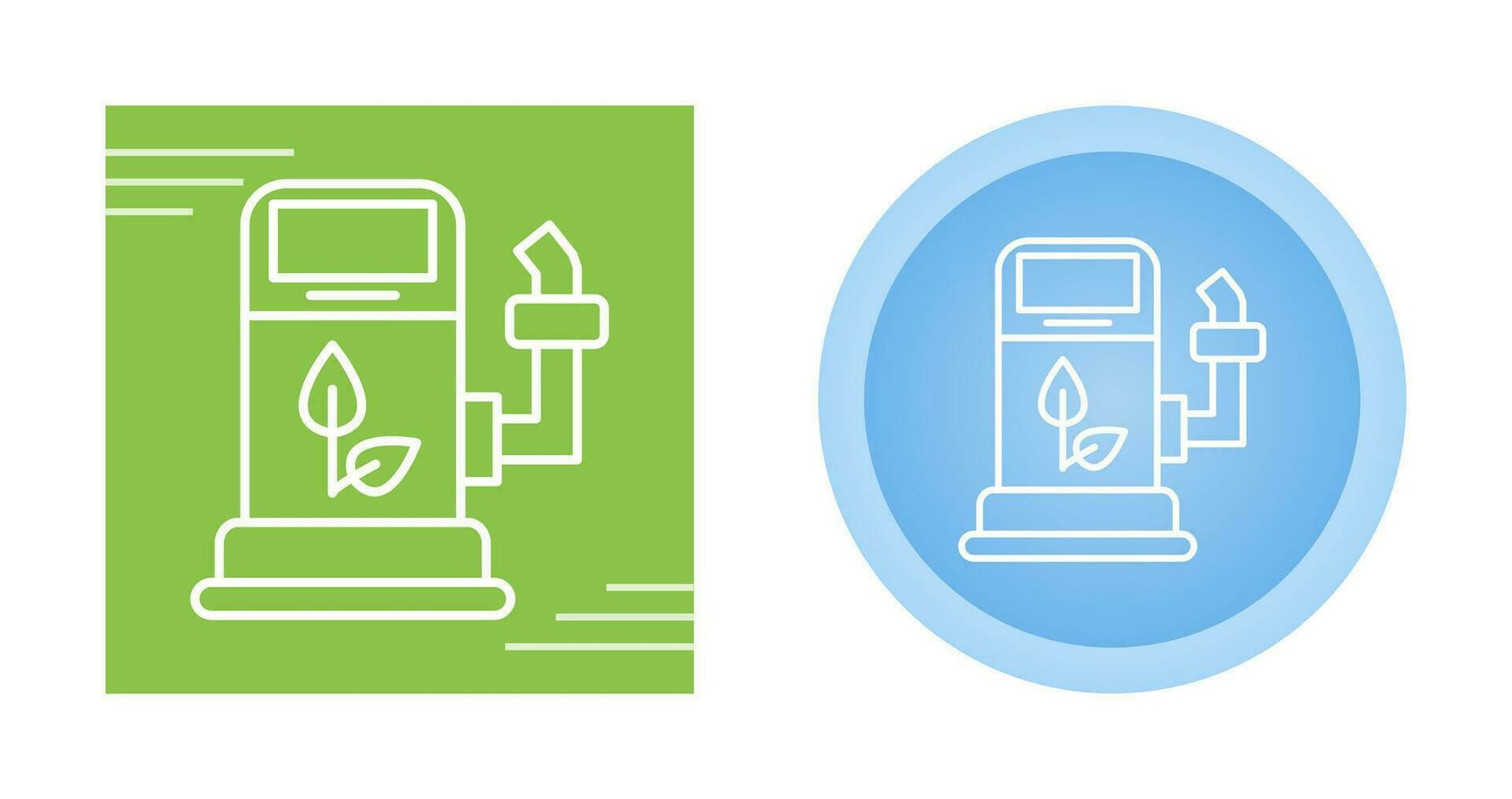 icono de vector de combustible ecológico