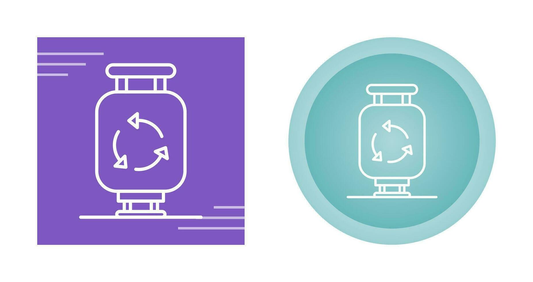 Gas Cylinder Vector Icon