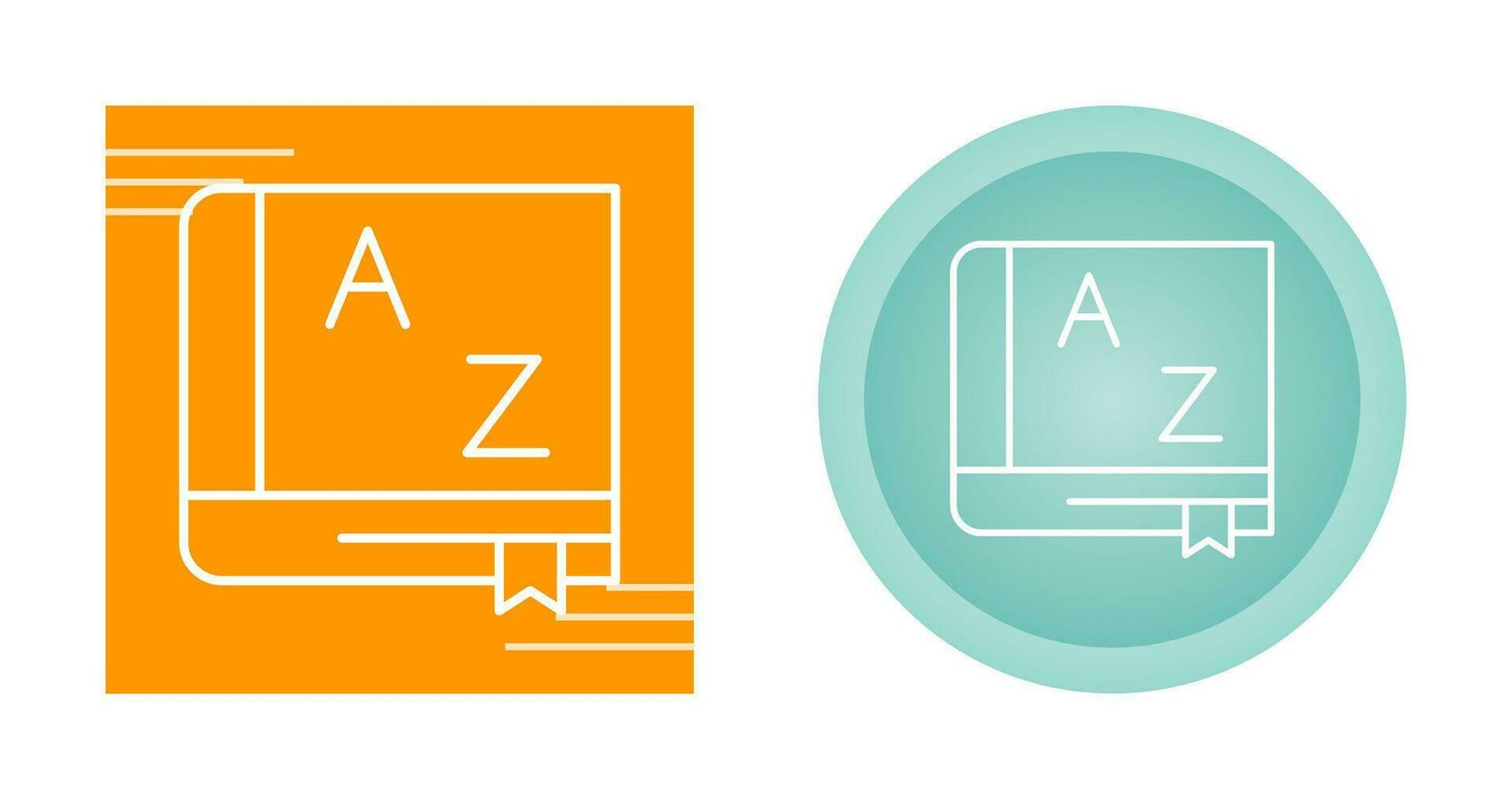 Dictionary Vector Icon