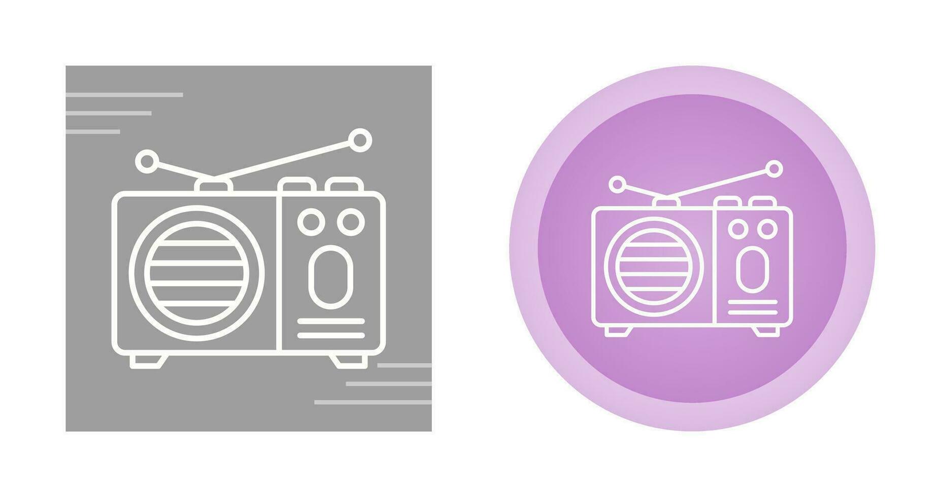 Radio Vector Icon