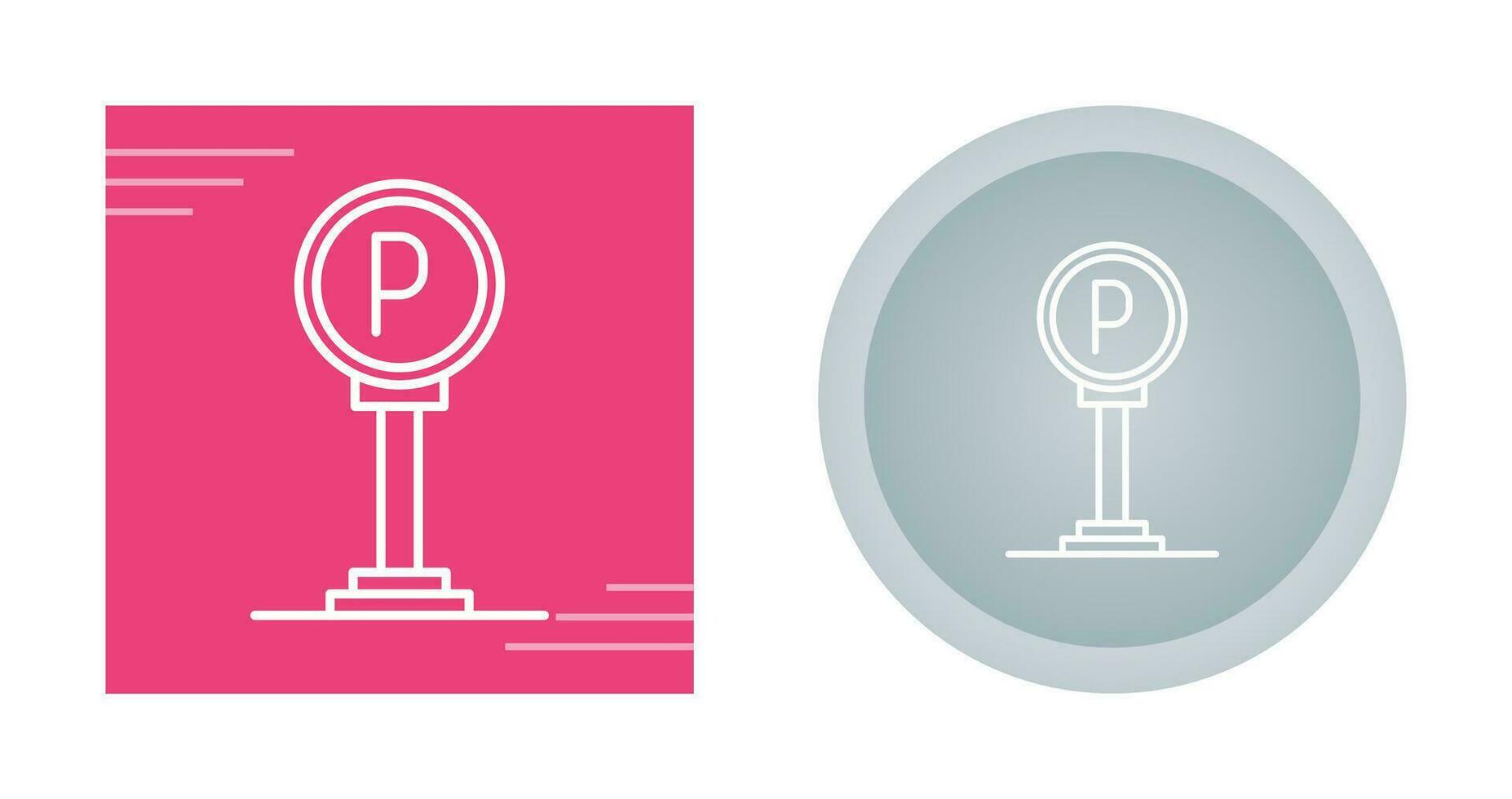 Parking Sign Vector Icon