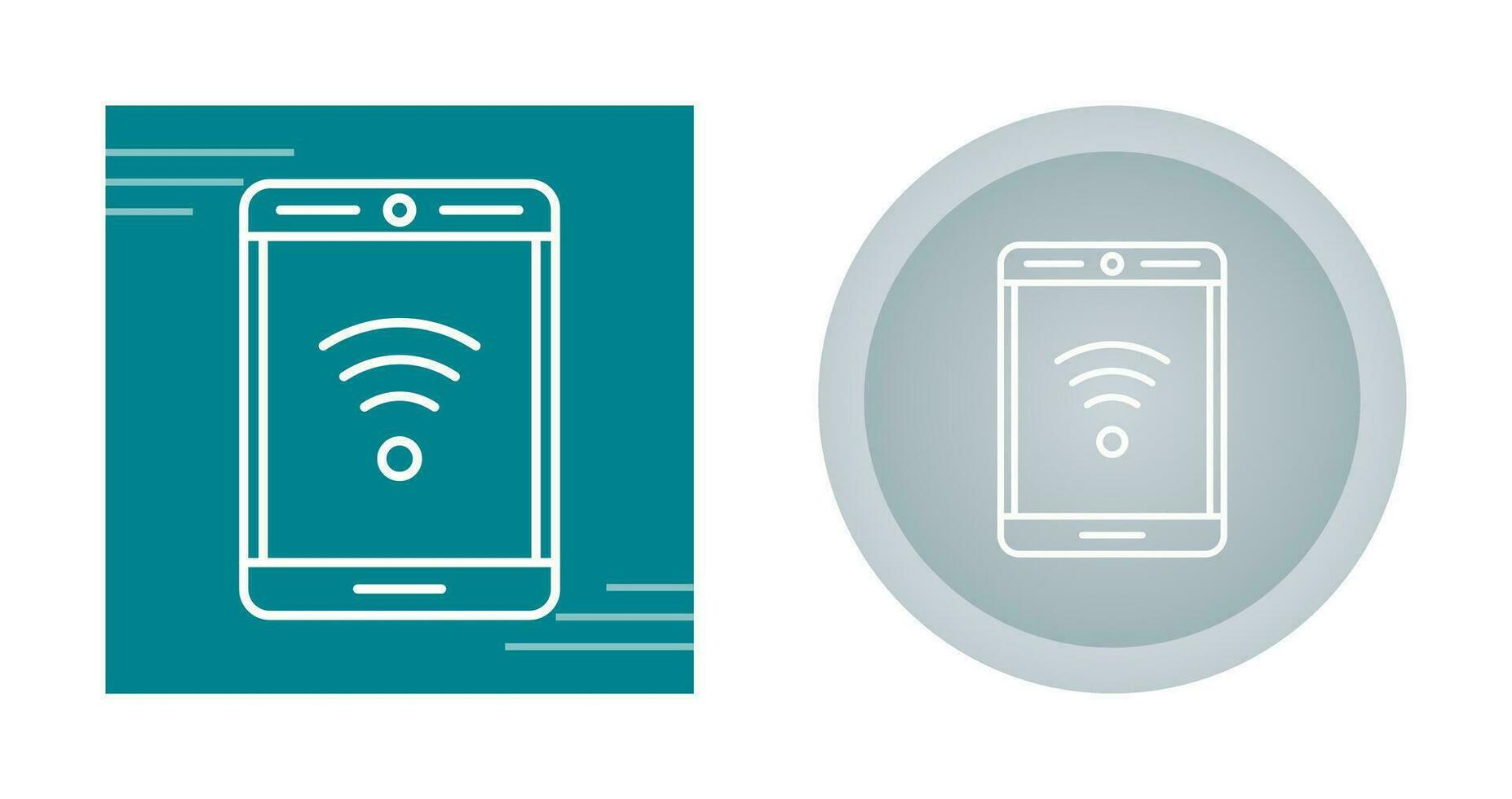 Phone With Signal Vector Icon