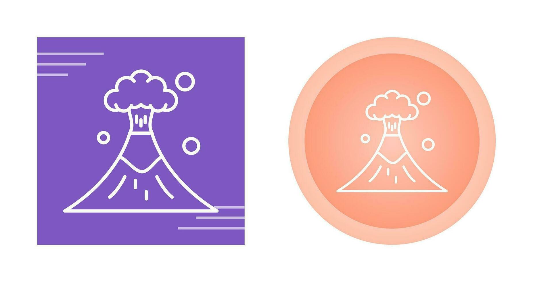 Volcano Vector Icon