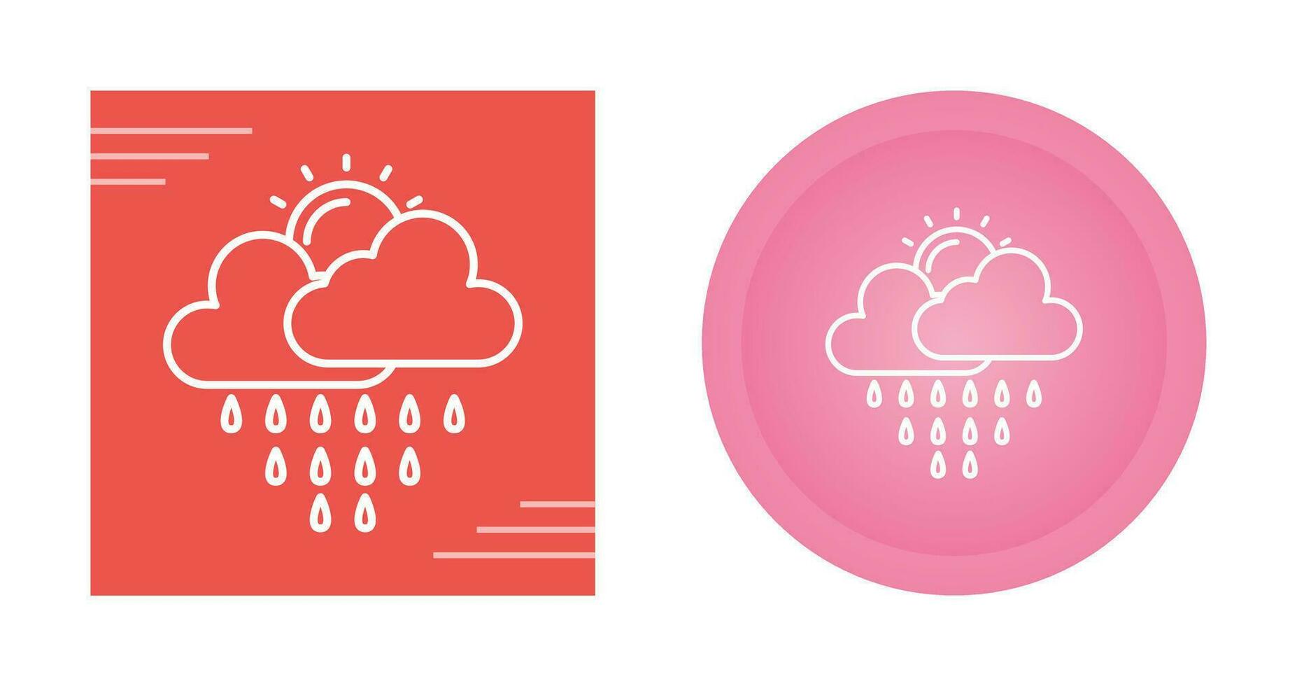 Rain Vector Icon