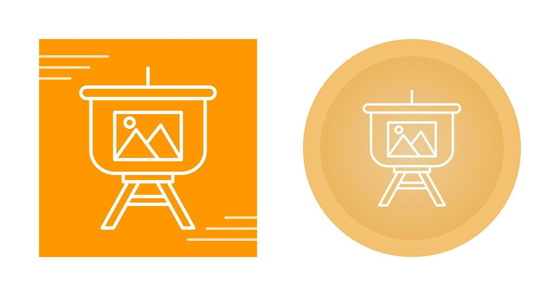 Gallery Presentation Vector Icon