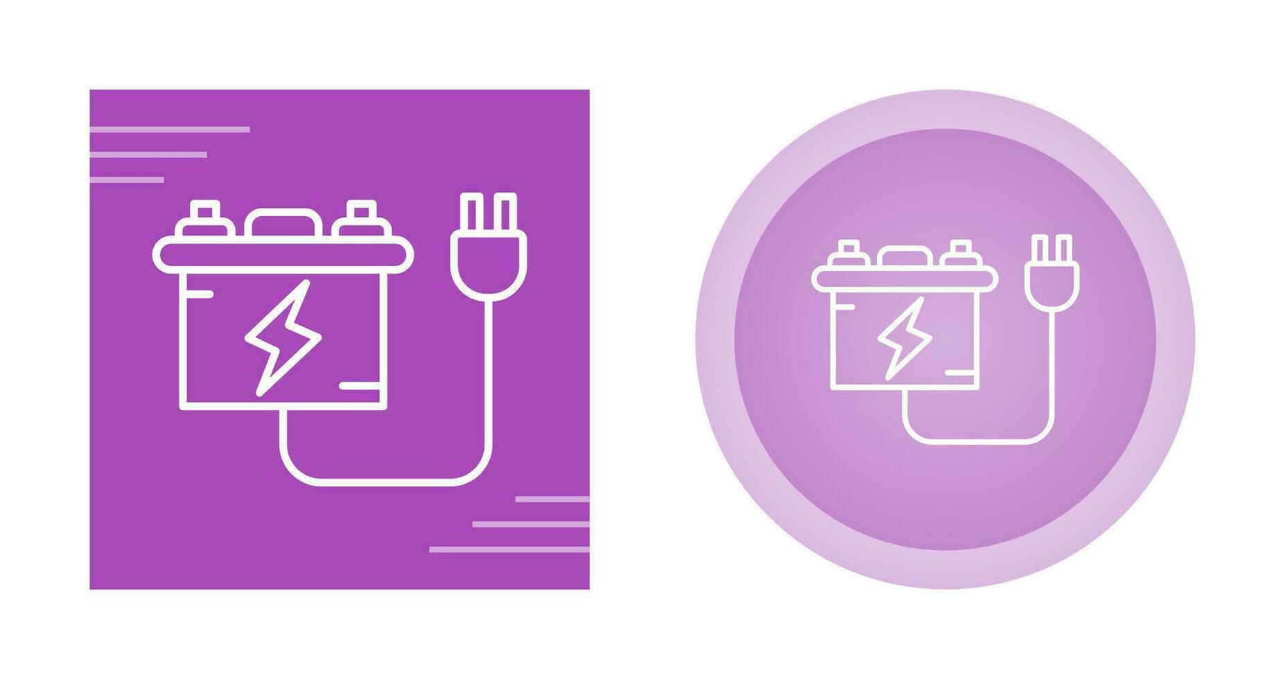 Battery charger Vector Icon