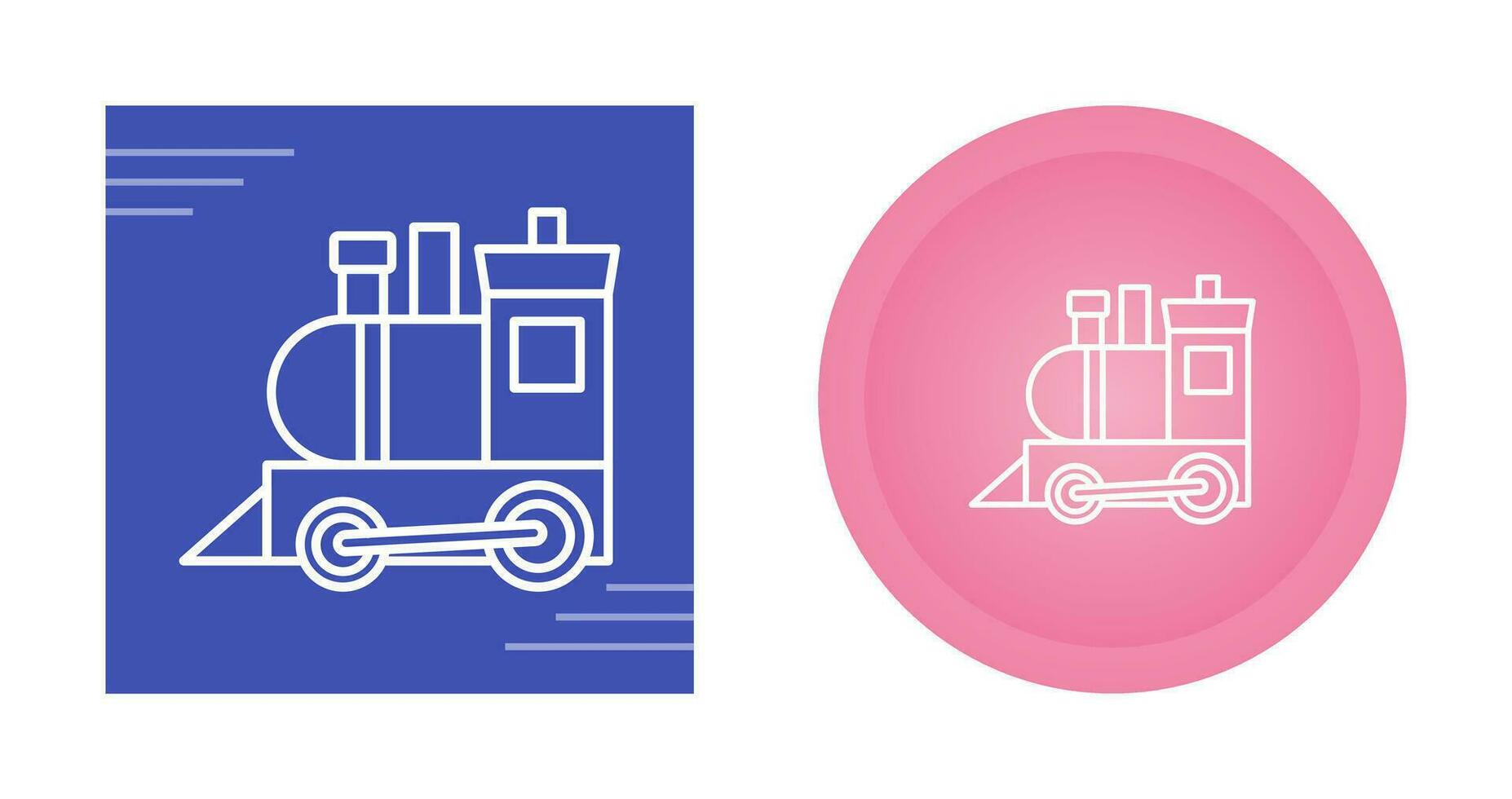 Toy Train Vector Icon