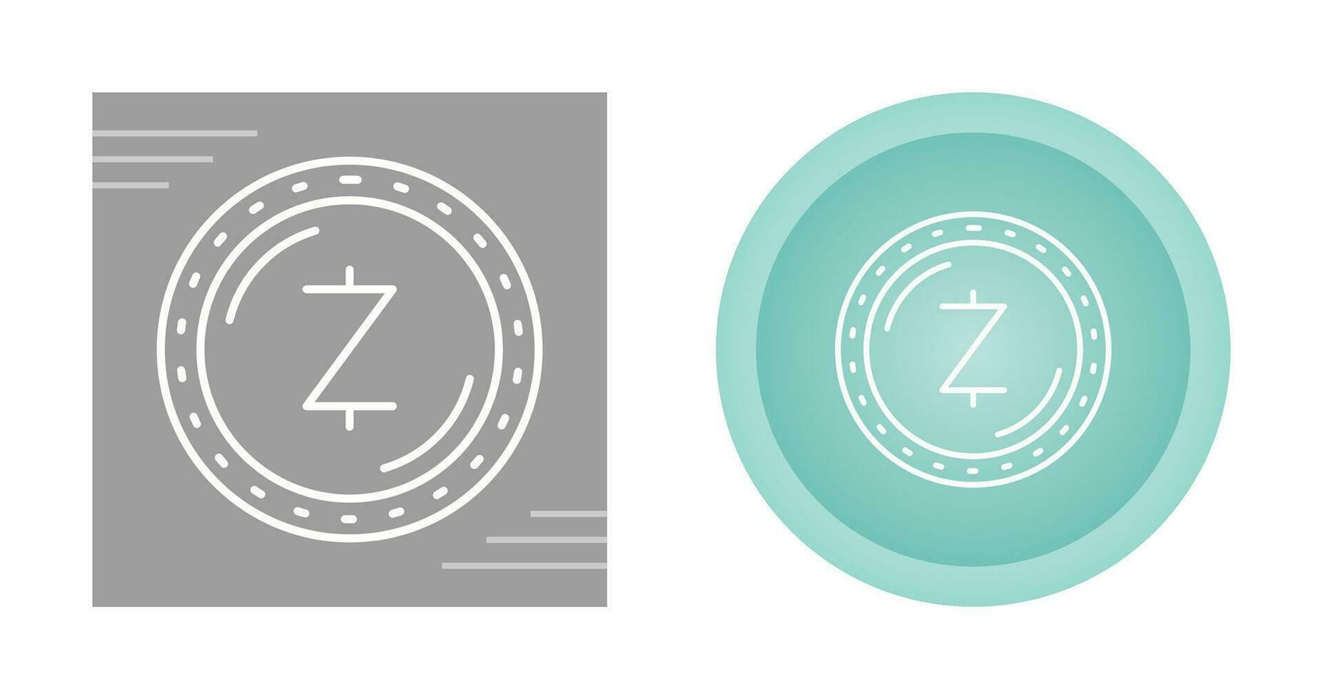 Zcash Currency Vector Icon