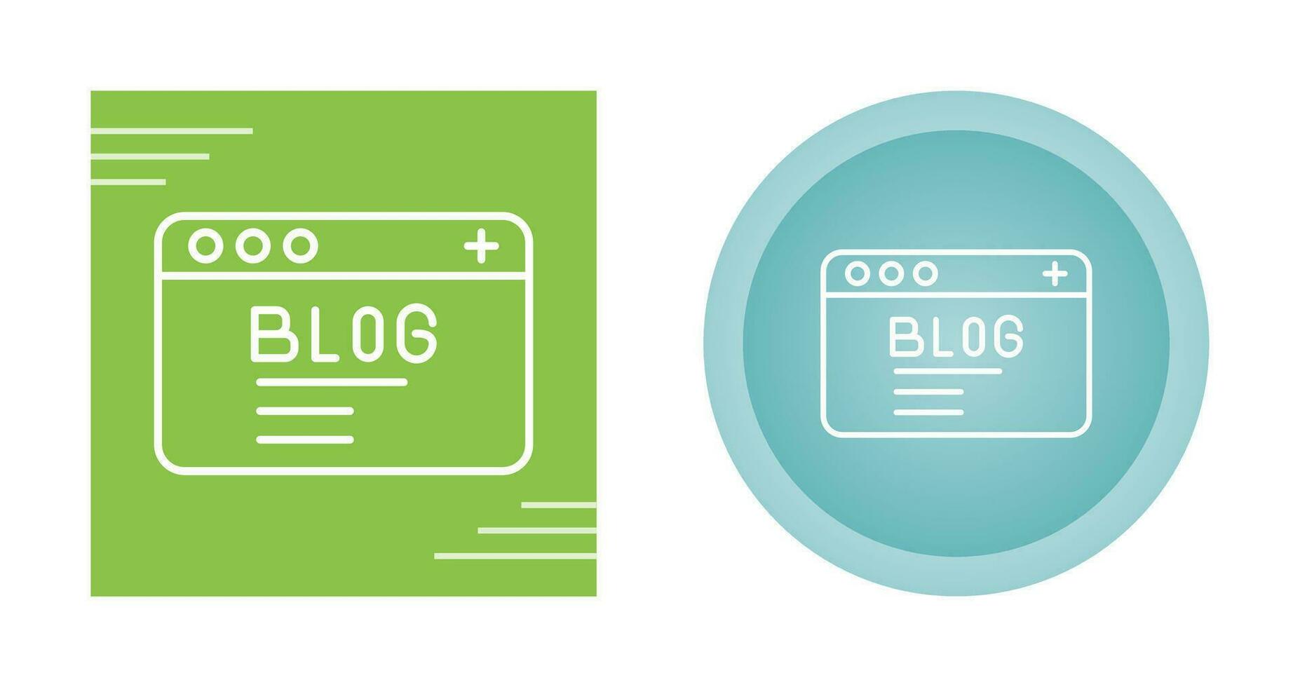 Blog Vector Icon