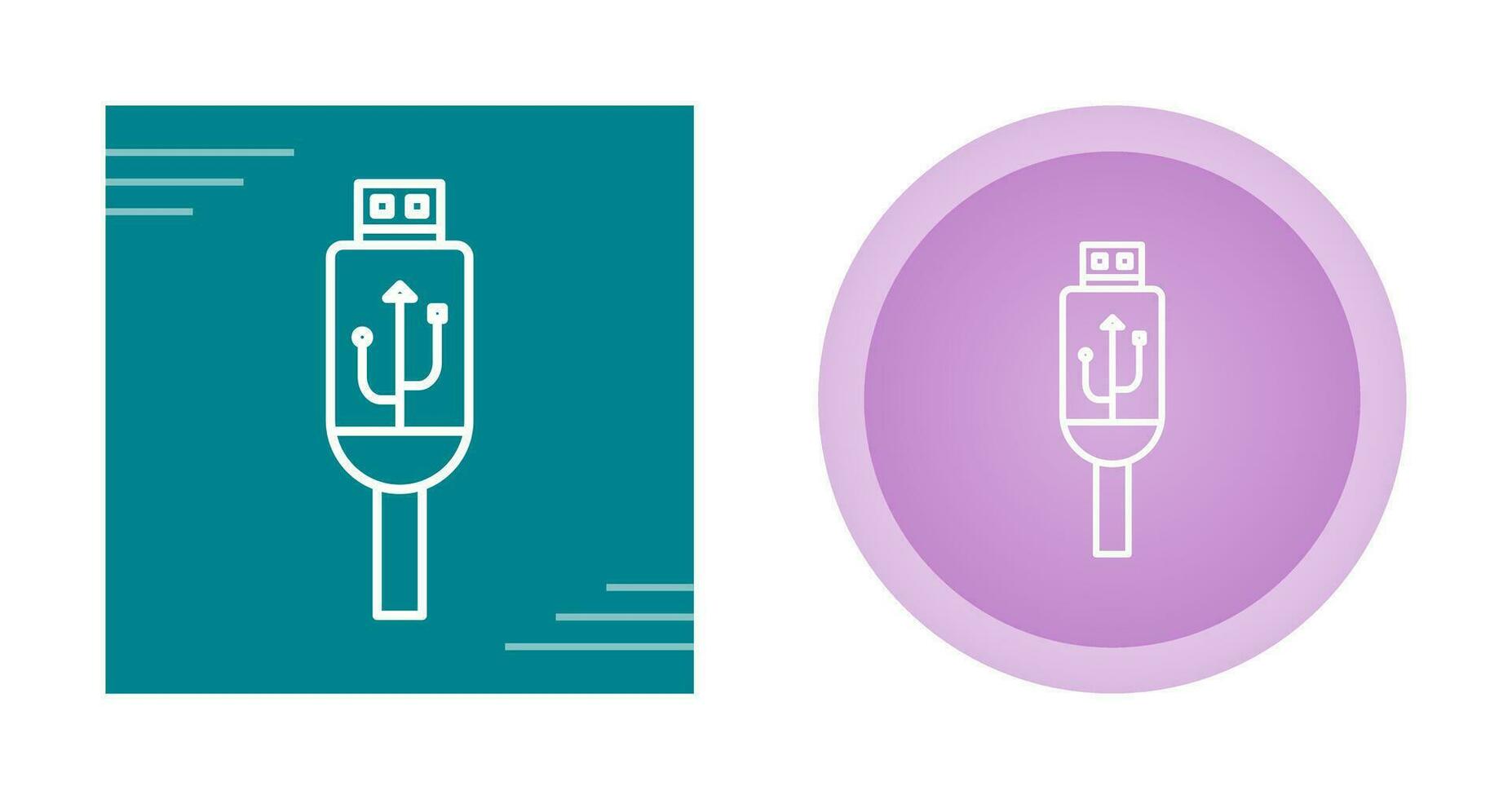 Usb Cable Vector Icon