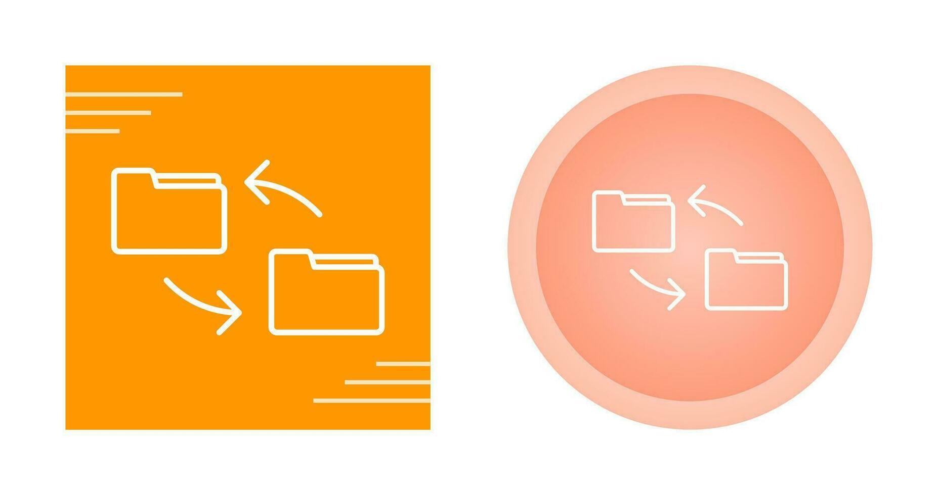 File Transfer Vector Icon