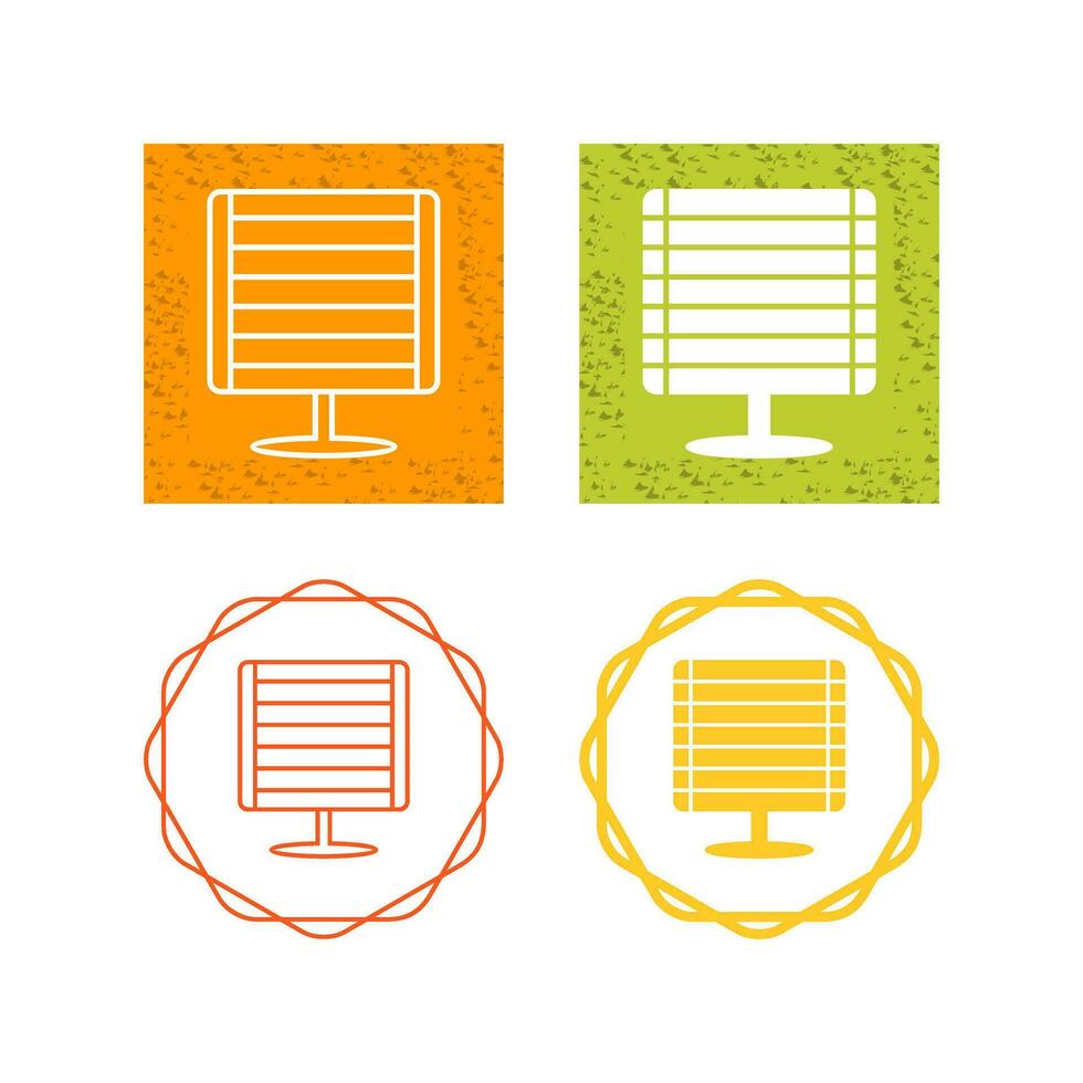 Infrared Heater Vector Icon