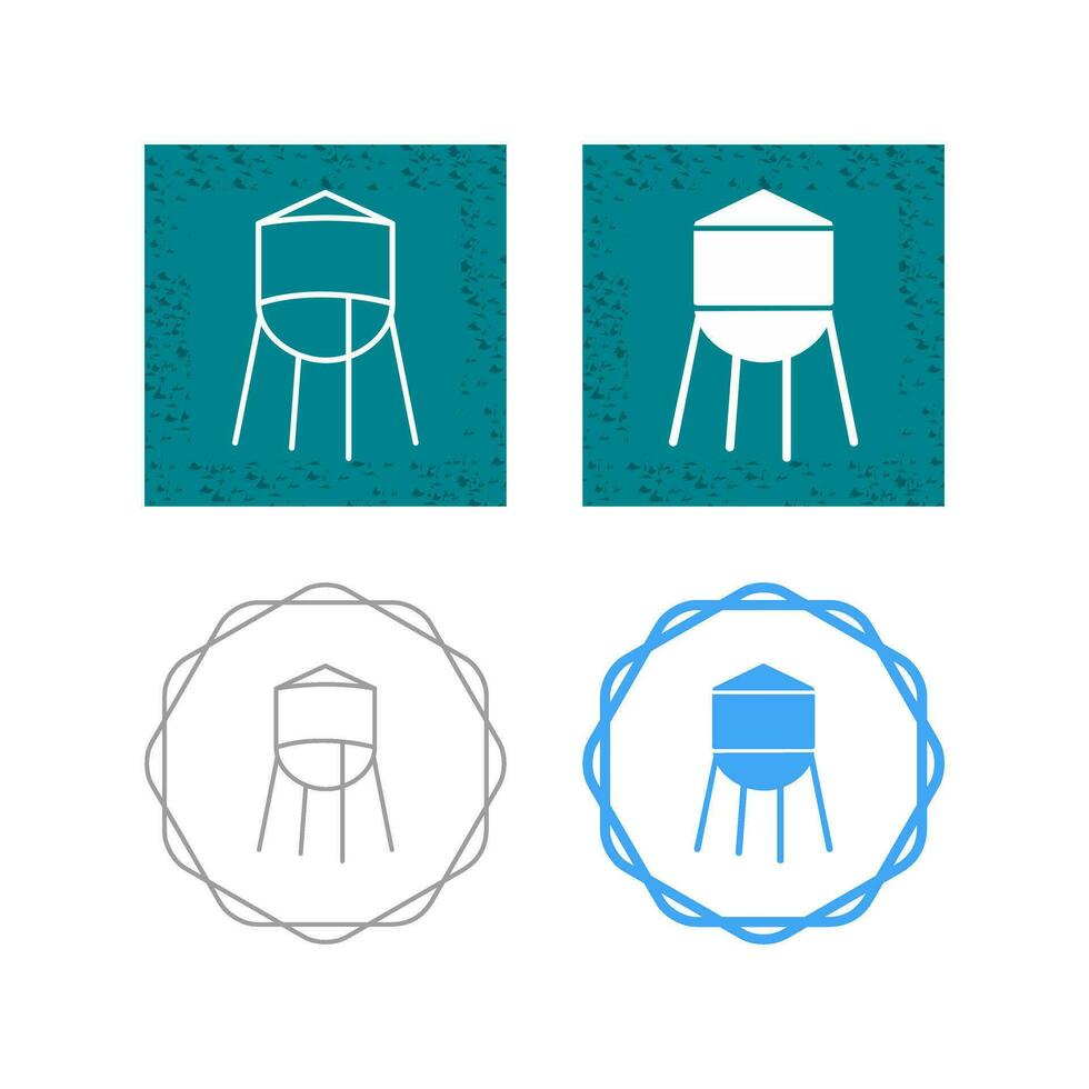 Water Tower Vector Icon