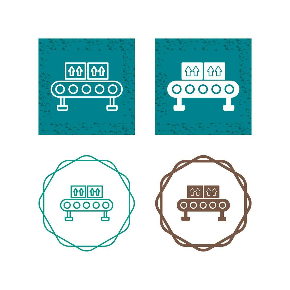 Assembly Line Vector Icon