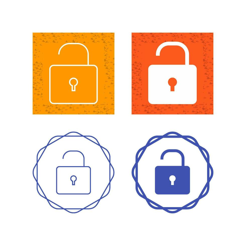 Open Lock Vector Icon