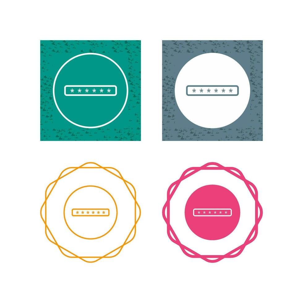 Password field Vector Icon