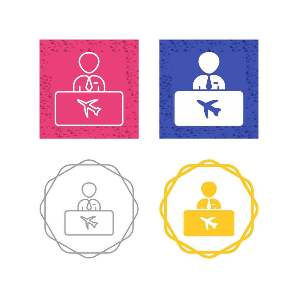 Flight Information Vector Icon