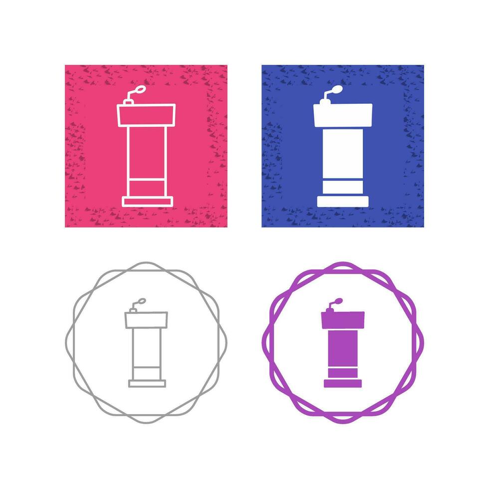Podium Vector Icon