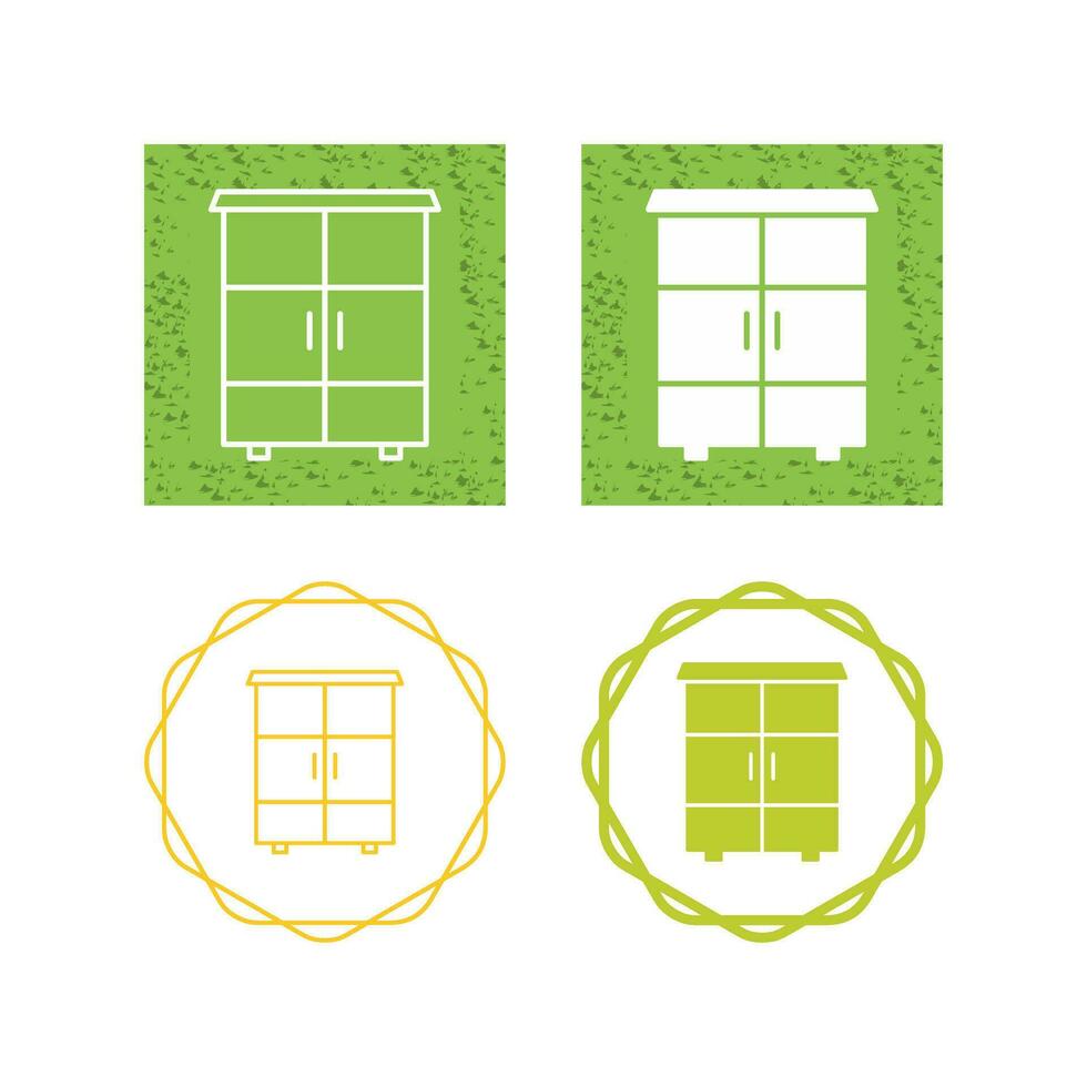 Shelves Cabinet Vector Icon