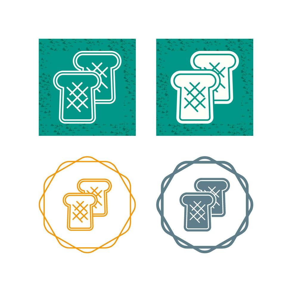 Toast Bread Vector Icon