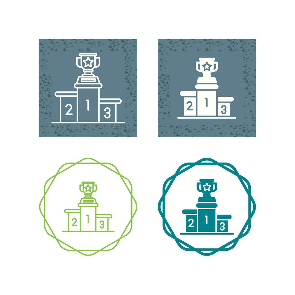Podium Vector Icon