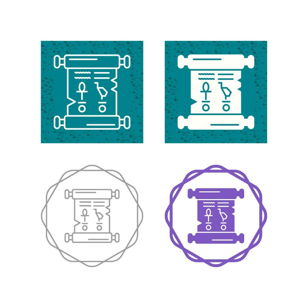 Papyrus Vector Icon