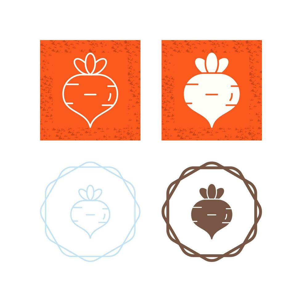 Turnip Vector Icon