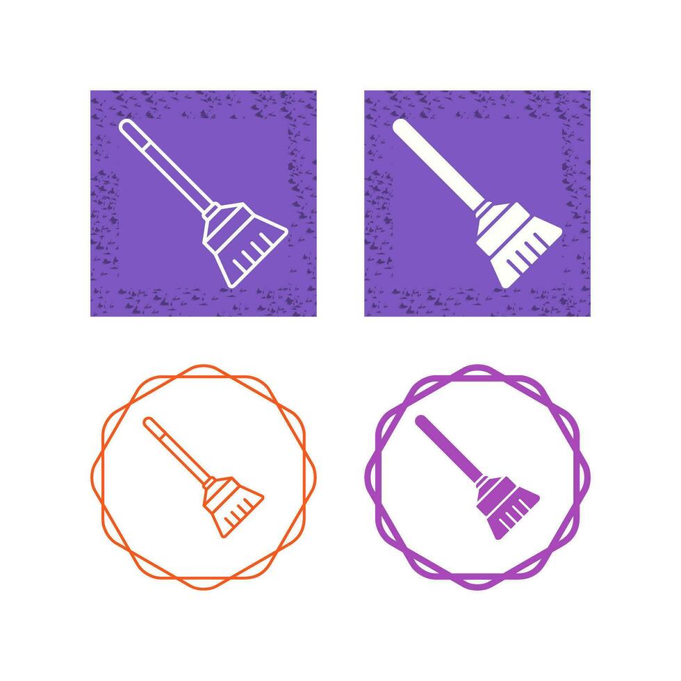 Broom Vector Icon