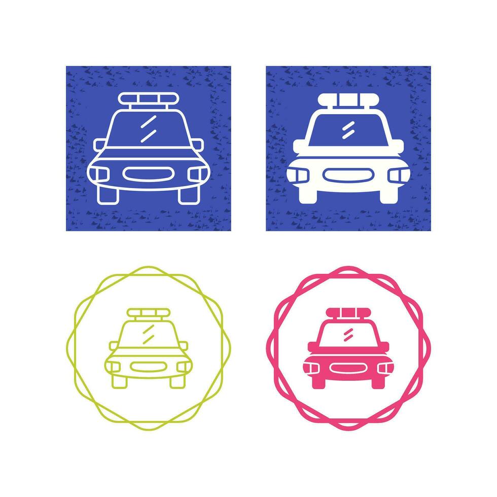 Police Car Vector Icon