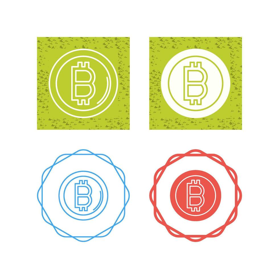 Bitcoin Vector Icon