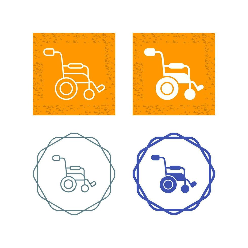 Wheel Chair Vector Icon