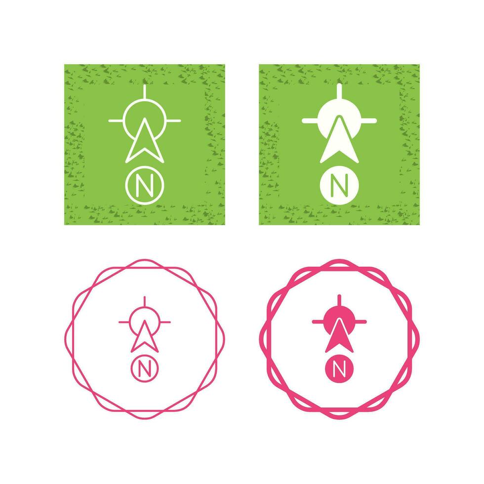 North Vector Icon