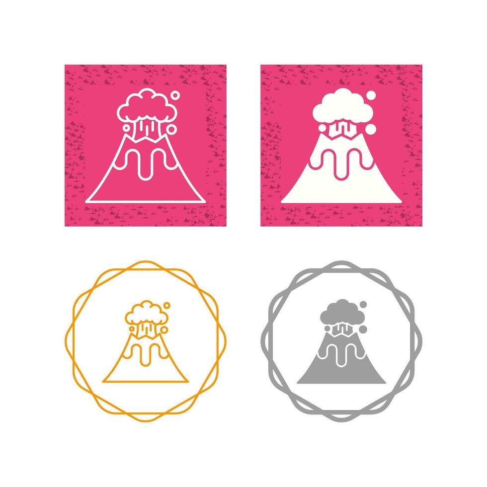 Volcano Vector Icon