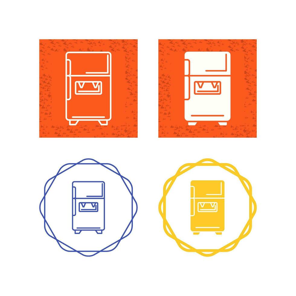 icono de vector de refrigerador