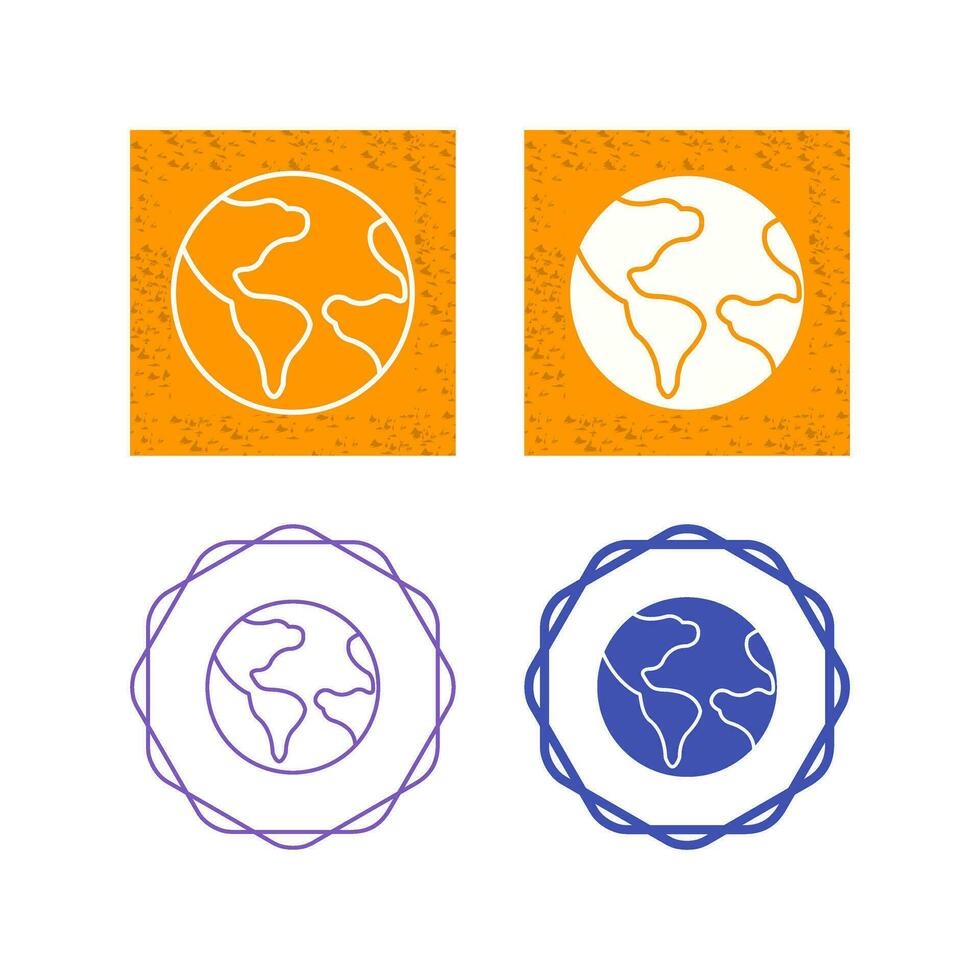 Earth Vector Icon