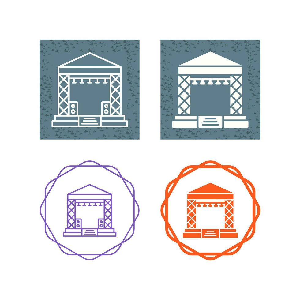 Stage Vector Icon