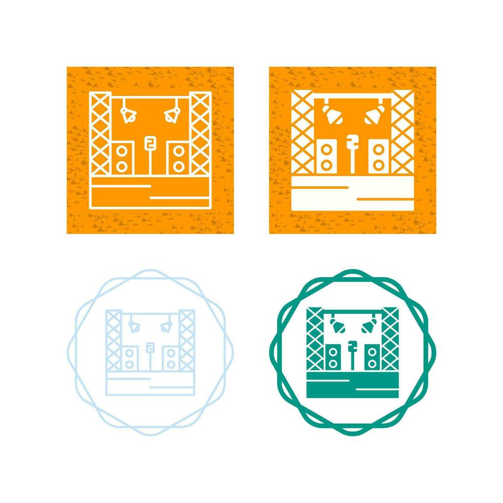 Stage Vector Icon